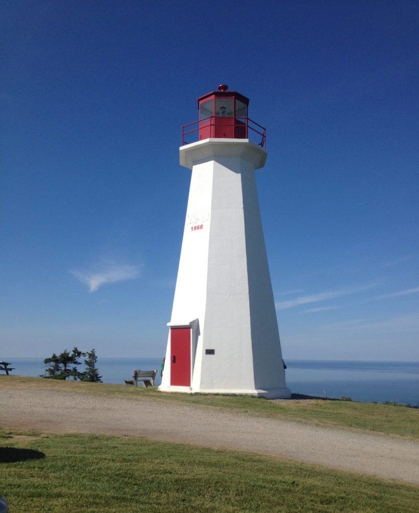 Cape George Harbour Lighthouse, Nova Scotia Canada at