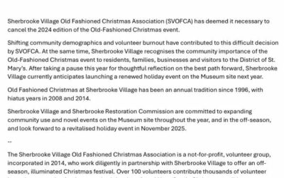 Old Fashioned Christmas at Sherbrooke Village